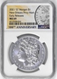 2021 New Orleans Morgan Commemorative Silver Dollar (NGC) MS69
