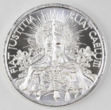 2021 Intaglio Mint Fiat Justitia Ruat Caelum 1oz. .999 Fine Silver