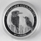 2017 Australia Kookaburra 1oz. .999 Fine Silver