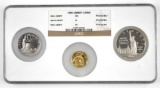 1986 3-Coin Statue of Liberty Commemorative Proof Set (NGC) PF69 Ultra Cameo