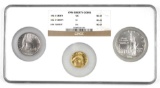 1986 3-Coin Statue of Liberty Commemorative Proof Set (NGC) MS69