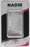 Nadir Metal 1oz. .999 Fine Silver Ingot/Bar