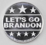 Let's Go Brandon God Bless America (FJB) 1oz. .999 Fine Silver Round