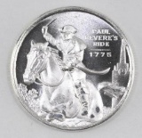 Independent Living Paul Revere's Ride 1/2oz. .999 Fine Silver