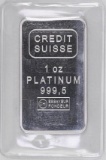 Credit Suisse 1oz. .9995 Fine Platinum