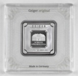 Geiger Edelmetalle 50 Grams 1.6 oz. .999 Fine Silver Ingot/Bar