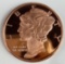 Mercury Style 1oz. .999 Fine Copper