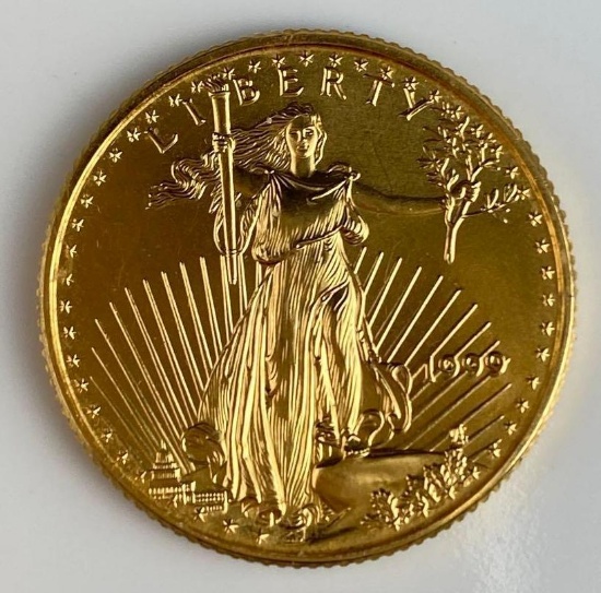 1999 $10 American Gold Eagle 1/4oz.