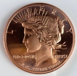 Peace Style 1oz. .999 Fine Copper