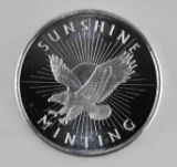 Sunshine Minting 1oz. .999 Fine Silver