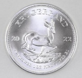 2022 South Africa Krugerrand 1oz. Fine Silver