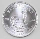 2022 South Africa Krugerrand 1oz. Fine Silver