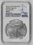 2022 W American Silver Eagle 1oz. (NGC) MS70