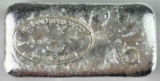 Rutland Bullion Company 5oz. .999 Fine Silver Ingot/Bar