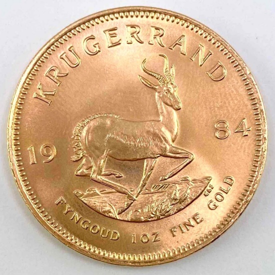 1984 South Africa Krugerrand 1 oz Gold