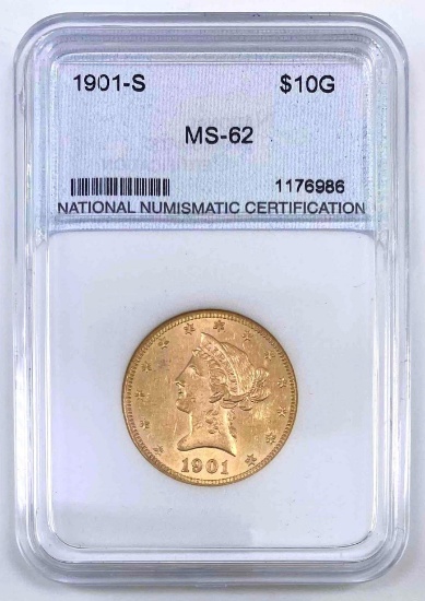 1901 S Coronet Head US $10 Gold