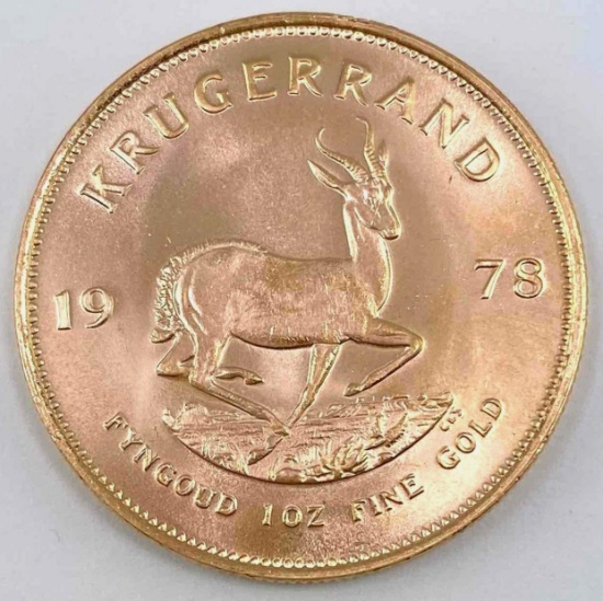 1978 South Africa Krugerrand 1 oz Gold