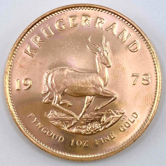 1978 South Africa Krugerrand 1 oz Gold