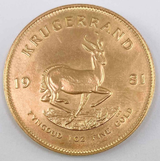 1981 South Africa Krugerrand 1 oz Gold