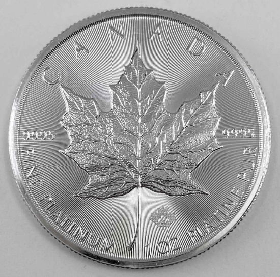 2022 Canada $50 1 oz Platinum Maple Leaf .9995 pure