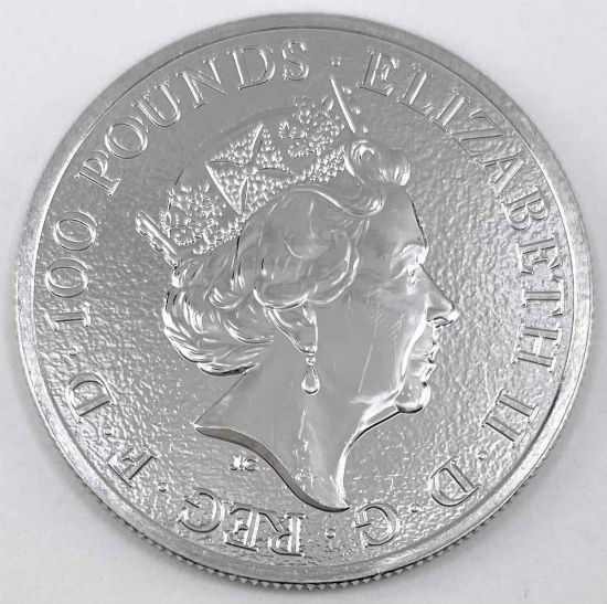 RARE 2017 1oz .9995 Platinum Great Britain Queen's Beasts The Lion