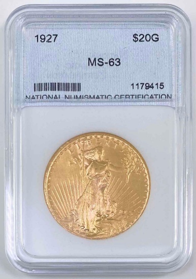 1927 Saint Gaudens US $20 Gold