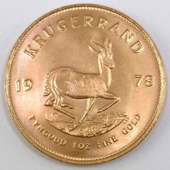 1978 South Africa Krugerrand 1 oz Gold