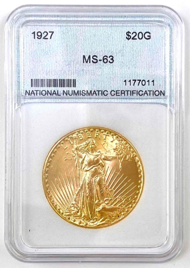 1927 Saint Gaudens US $20 Gold