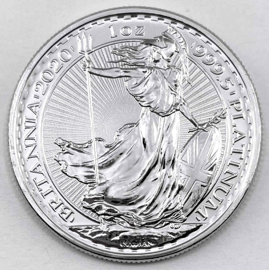 2020 Great Britain Platinum Britannia ...100 - 1 oz - BU