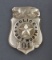 Very desirable shield Badge with panther crest, 