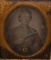 Civil War Period, 1/6th plate Ambrotype, reportedly armed Confederate from Texas, in full case, hand