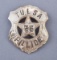 Shield Badge with cut out 5-point star center, 