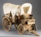 Very detailed, large scale, miniature Covered Wagon, 44