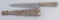 Fancy silver and gold plated Gaucho Side Knife, 8 1/2