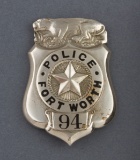 Very desirable shield Badge with panther crest, 