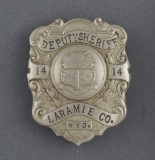 Ornate shield type Badge, 