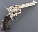 Engraved Colt Single Action Revolver shipped to Fort Worth.  This is a very nice example of a Wolf &
