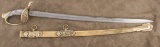 An extremely ornate Presentation Sword and engraved Sheath presented to Medal of Honor Award recipie