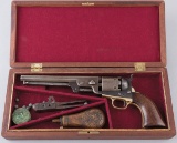 Cased Colt, Model 1851 Navy, Revolver, 36 cal., SN 30889 all matching numbers including cylinder, 7