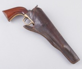 Slim Jim Holster for a Colt Open Top, Model 1872, marked on belt loop 