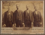 Scarce, vintage framed Photograph from Vernon, Texas identifying the City Marshal and Policemen of t