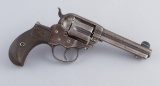 PAC EX CO #166201 marked on back strap, Colt, Model 1877, Lightning Revolver, 38 cal., 4