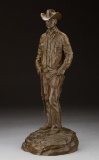 Original Bronze Sculpture by Texas Artist, Juan Dell, titled 