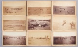 A collection of nine early Photographs by the famous Cheyenne, Wyoming Photographer C.D. Kirkland.