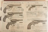 Group of vintage Colt Firearms Newspaper Advertisements, suitable for framing, totaling 8 pieces.  P