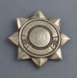 Historical 8-point star Badge that once belonged to early Austin, TX. Sheriff Robert Emmitt White wh