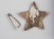 Early five point star Badge, East S. Louis, City Police, 2 1/8