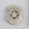 Knoxville Police Badge, star in shield, 3 1/8