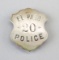 El Paso Police #20, shield shaped Badge, 2 3/4