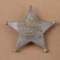 Early, City Marshal, Kensett, Iowa Badge, 5-point ball star, 2 3/4